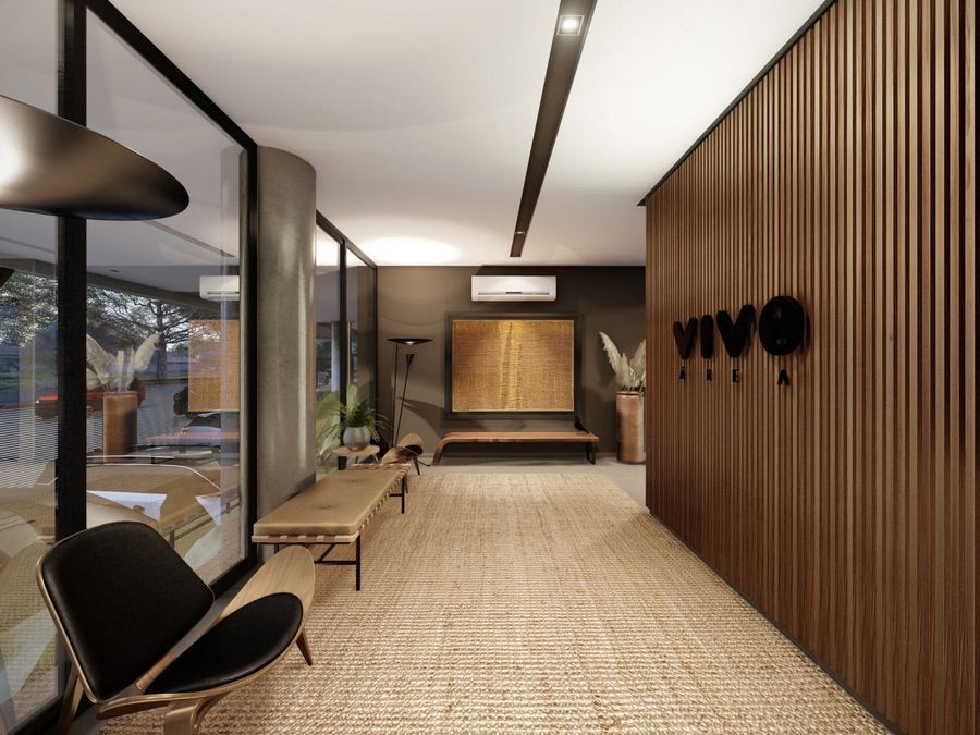 Hall de entrada do Vivo Los Guayabos