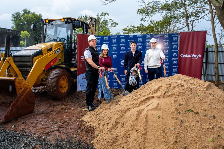 Início das obras de um empreendimento da Cresia
